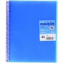 Grafoplás Carpeta Maxiplás en Espiral Azul con 40 Fundas A4